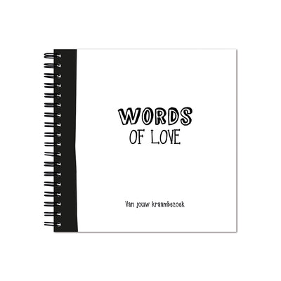 Kraambezoekboek Words of Love