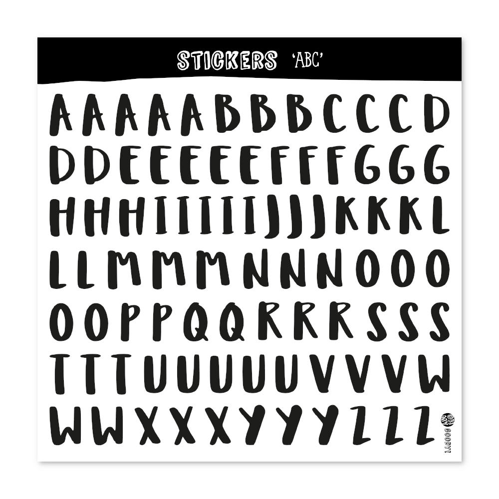 kubiek regeling een kopje Invulboek Stickers 'ABC' – Oh My Goody
